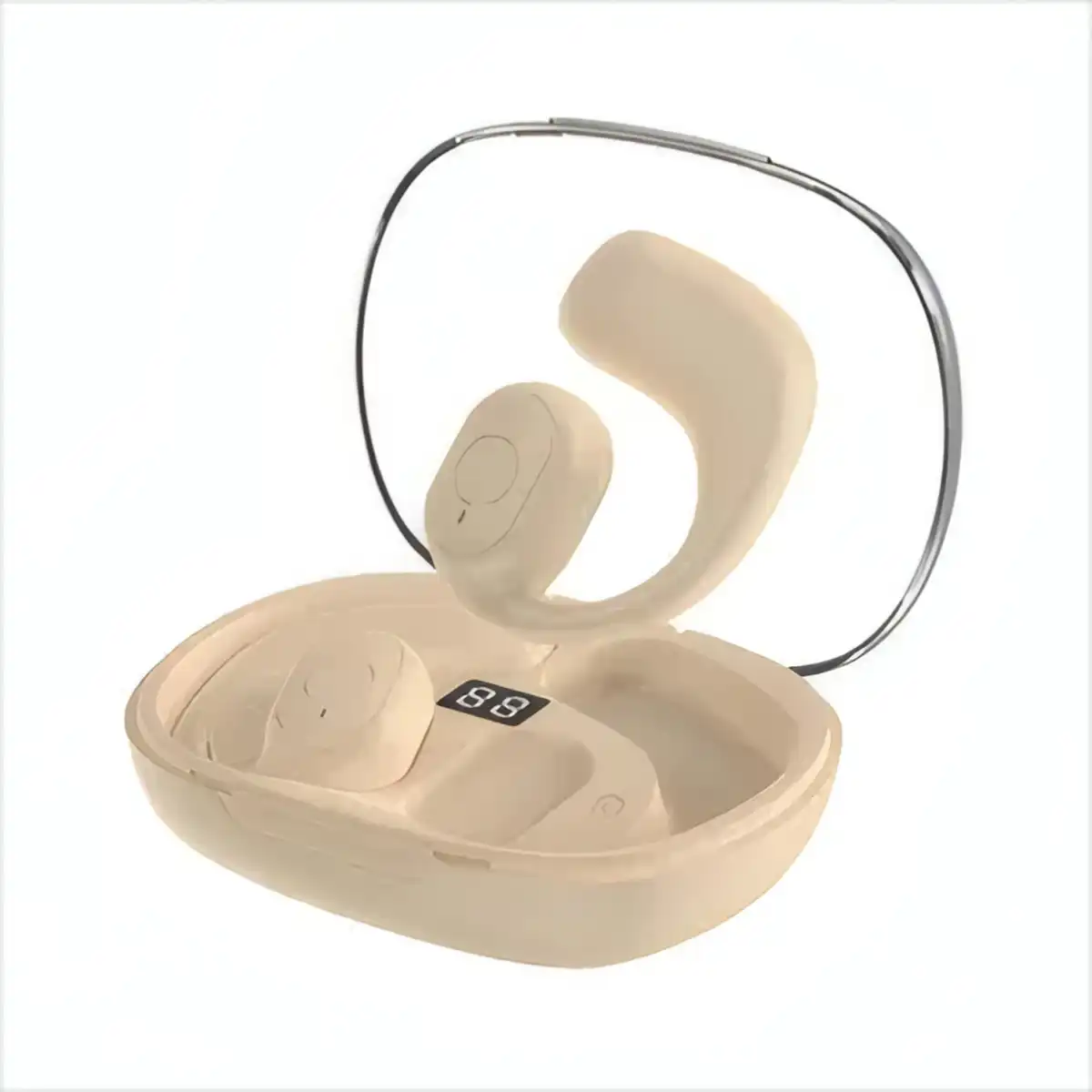 Bluetooth Earbuds Transparent Charging Case alternate product angle