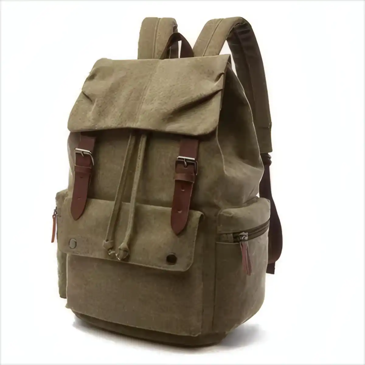 Durable Nylon Canvas Backpack alternate product angle