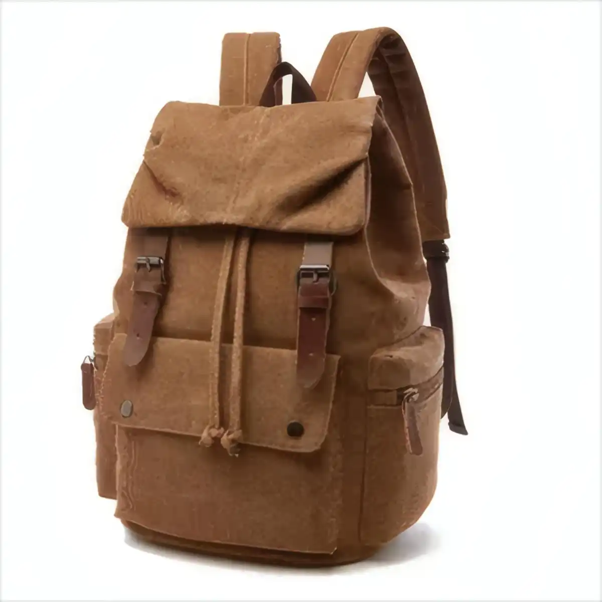 Durable Nylon Canvas Backpack product close-up
