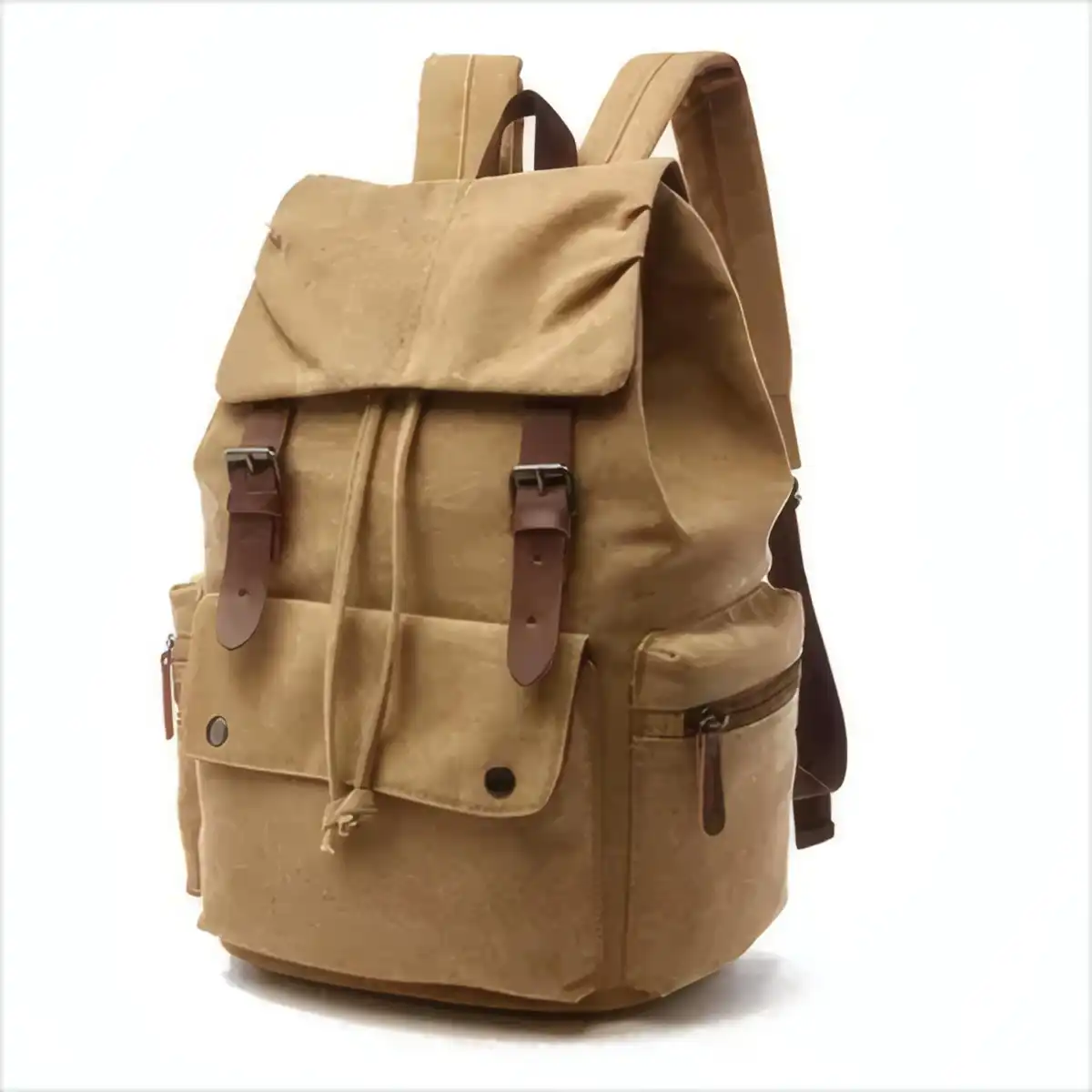 Durable Nylon Canvas Backpack product with accessories