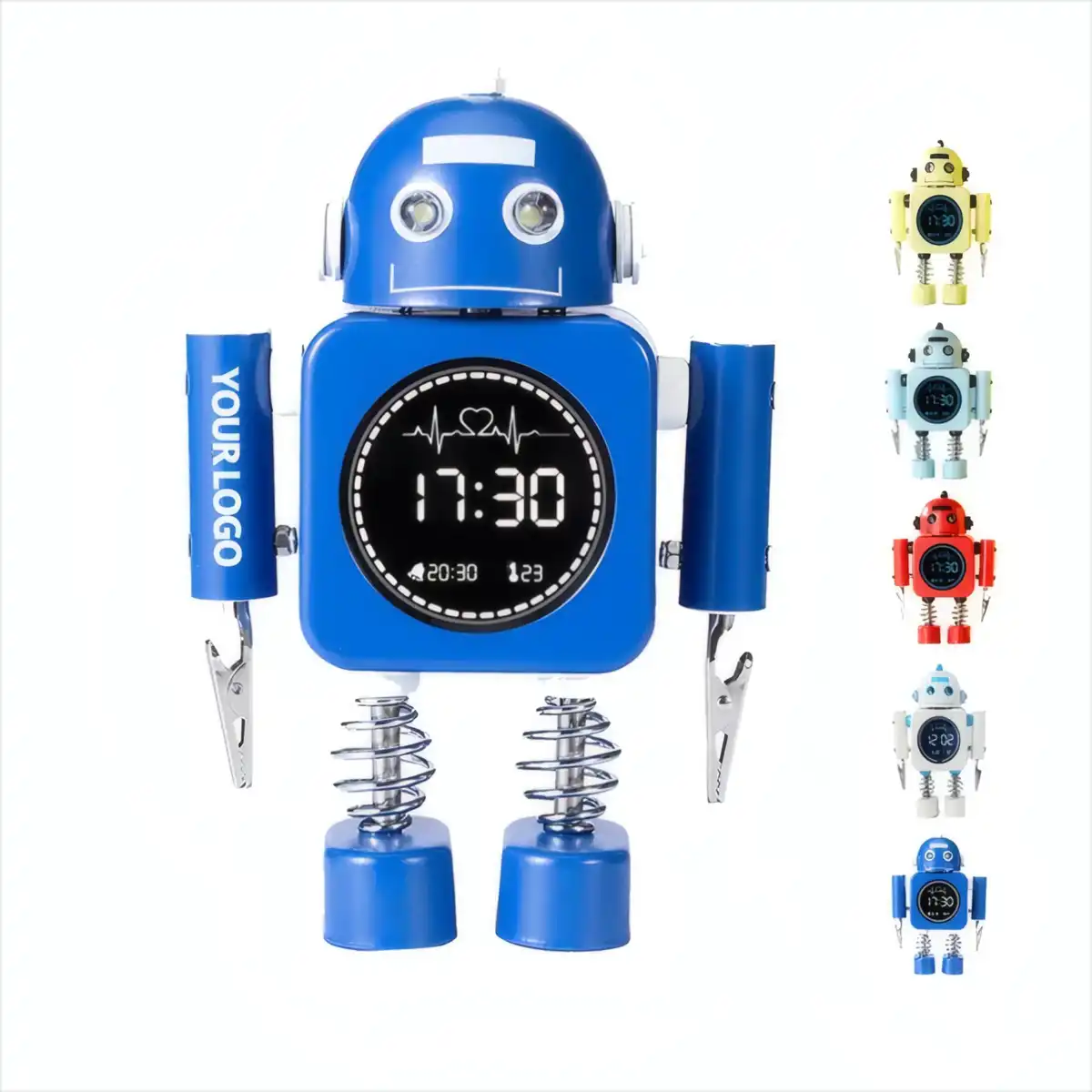 Flashing Eyes Robot Alarm Clock