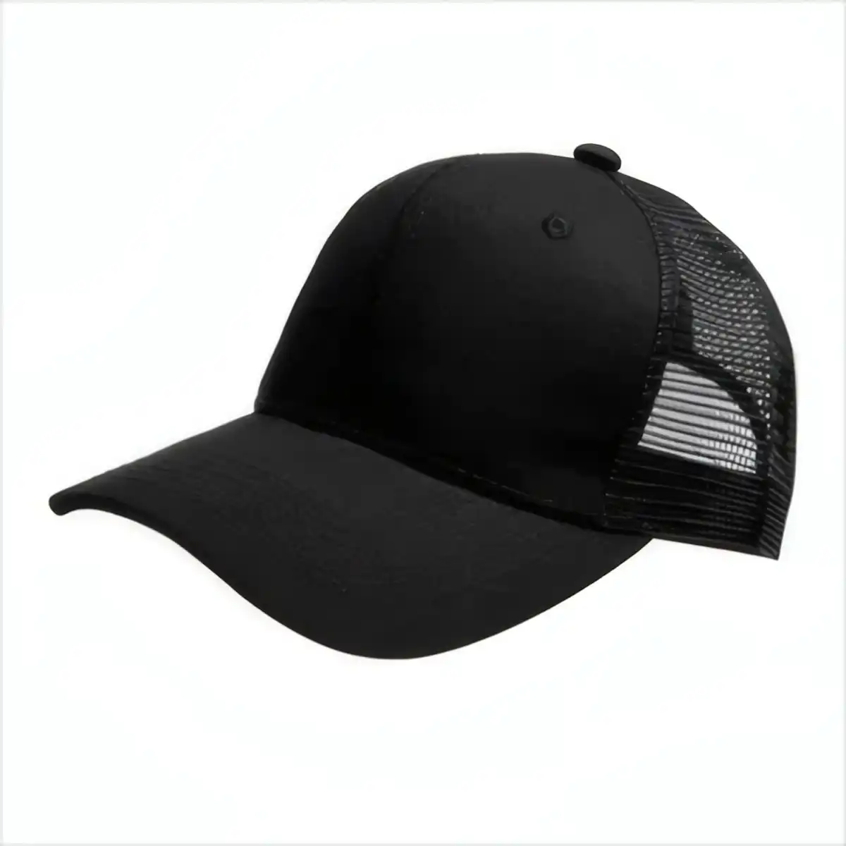 Breathable Cotton Twill Mesh Cap product close-up