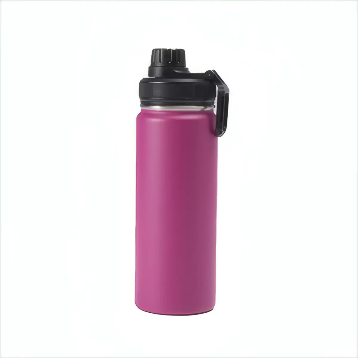 Insulated Steel Water Bottle Handle product close-up
