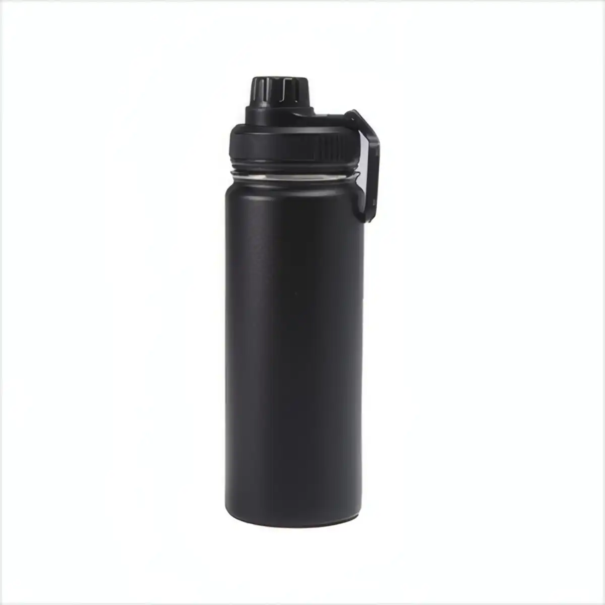 Insulated Steel Water Bottle Handle custom logo imprint view