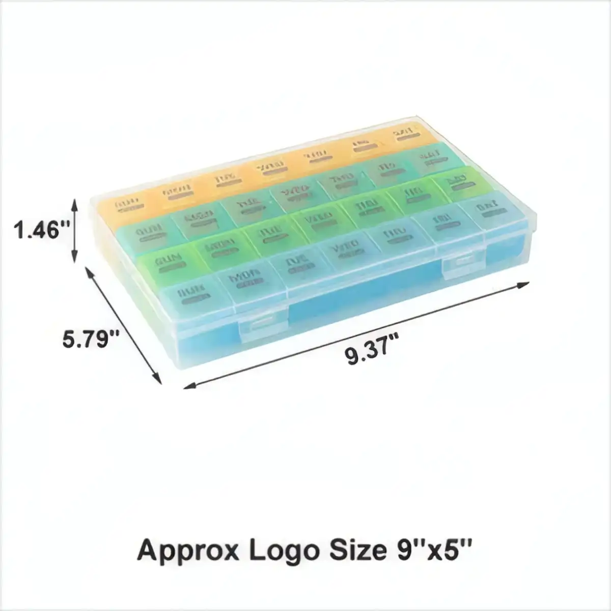 Weekly Pill Organizer with Labeling product detail view