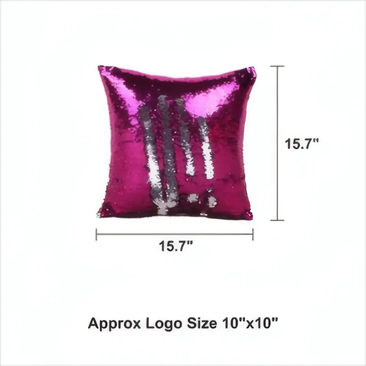 Interactive Sequined Cushion Cover additional product view