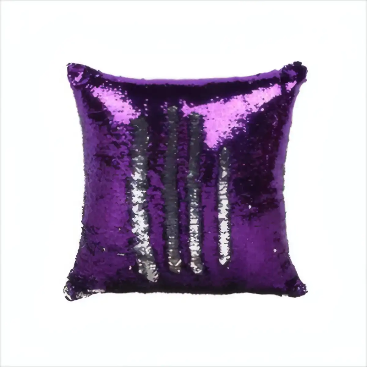 Interactive Sequined Cushion Cover product with accessories