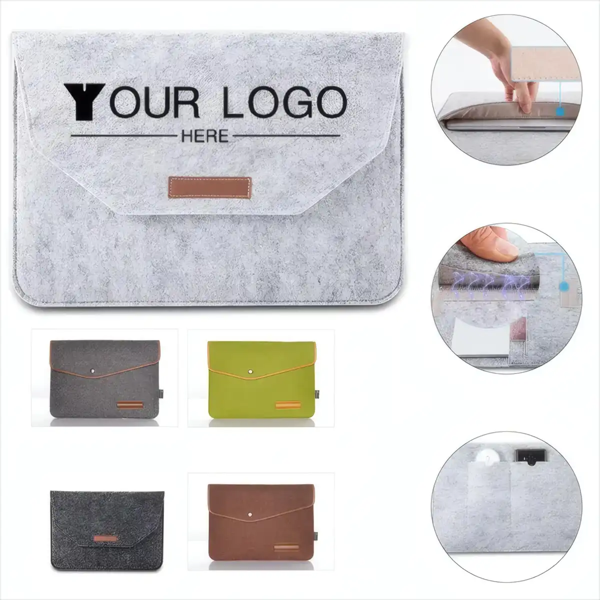 Felt Laptop Sleeve 15 Inch