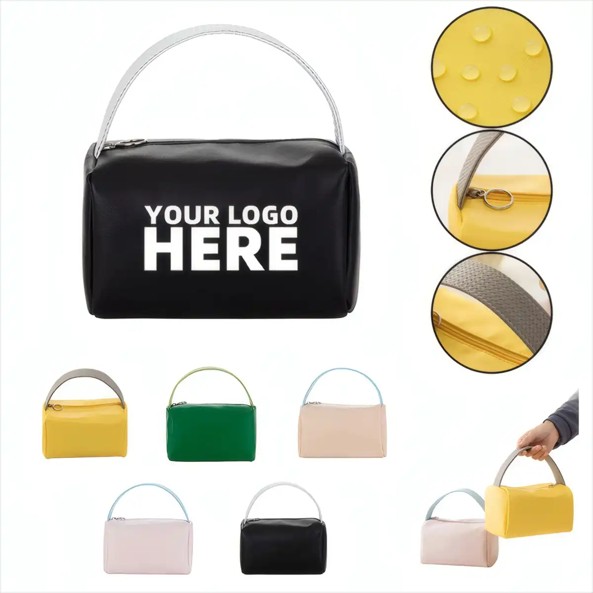 Water Repellent PU Makeup Pouch