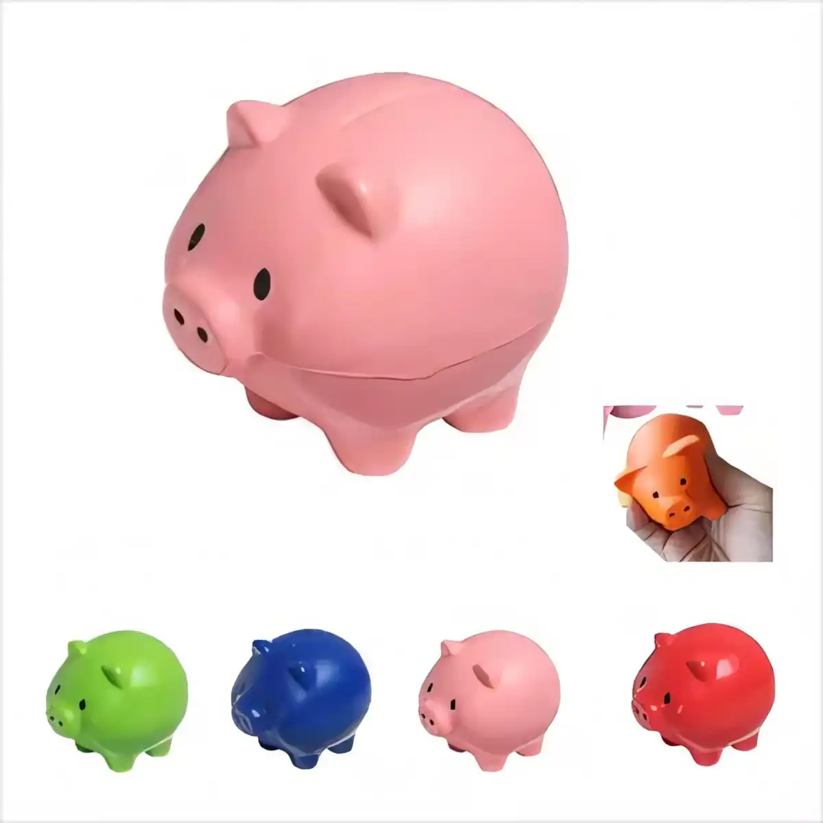 Piggy Stress Relief Squeeze Ball product detail view