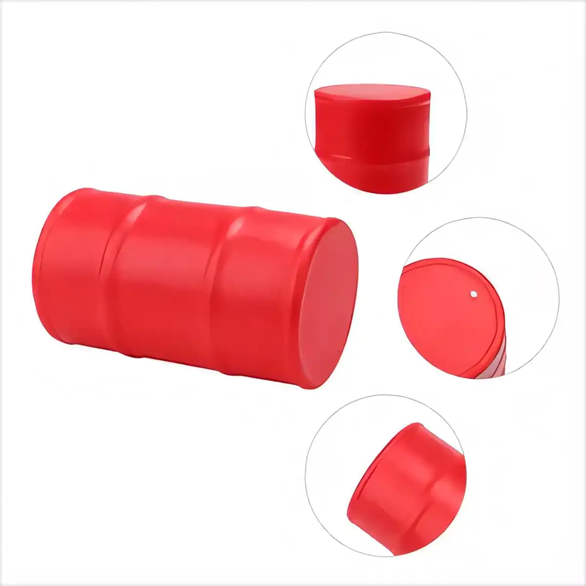 Squeezable Oil Drum Stress Reliever alternate product angle