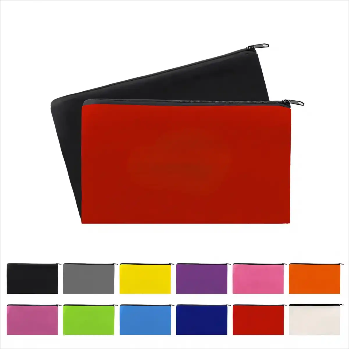 Compact Canvas Toiletry Organizer Pouch