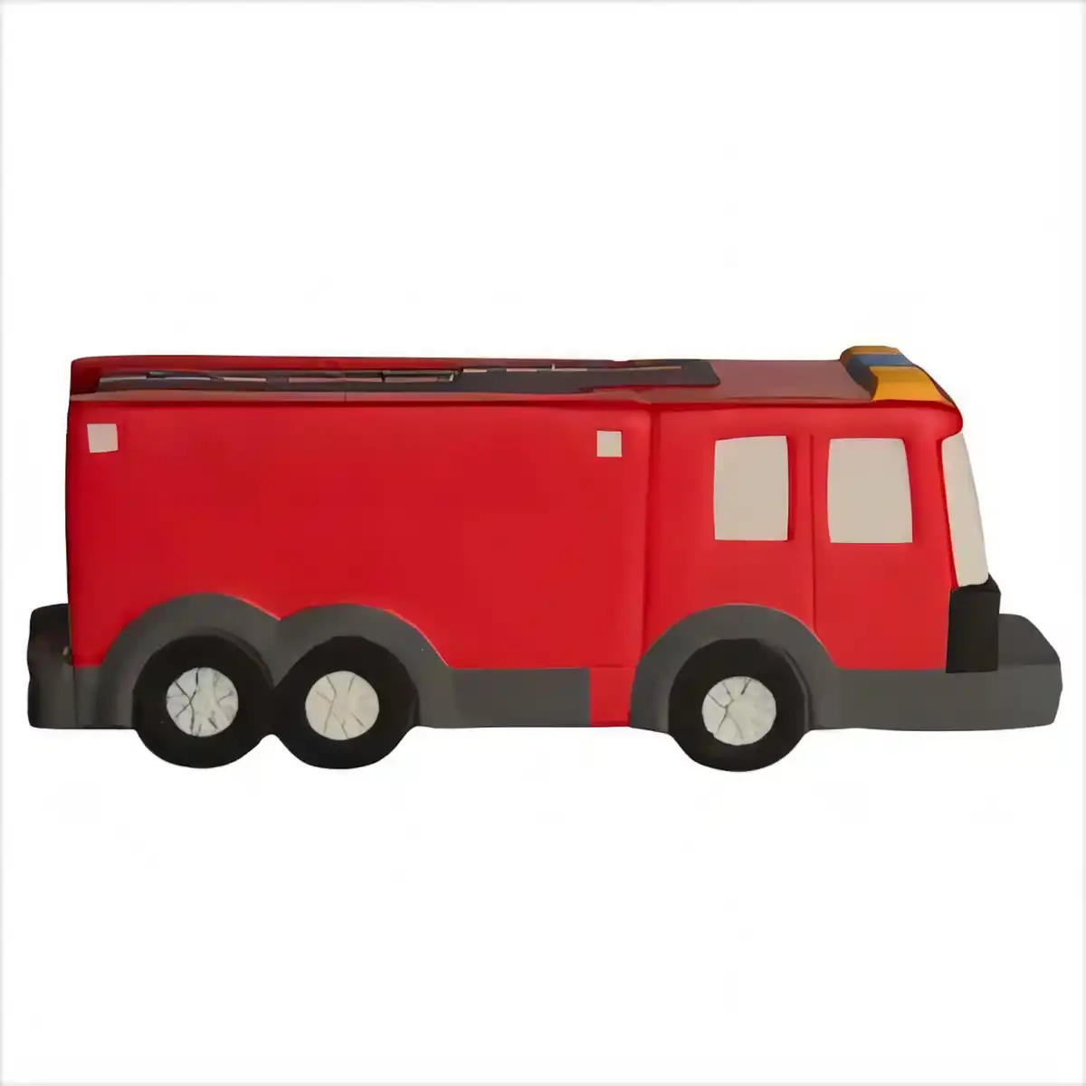 Squeezable Fire Truck Stress Relief product with accessories