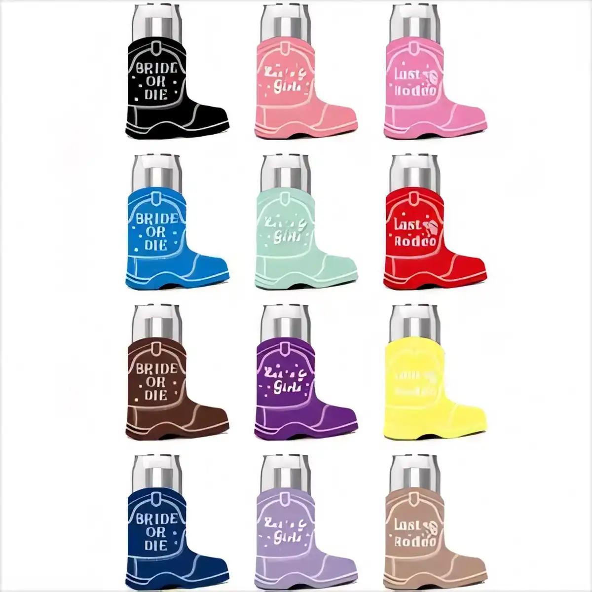 Insulated Neoprene Boot Can Cooler product detail view