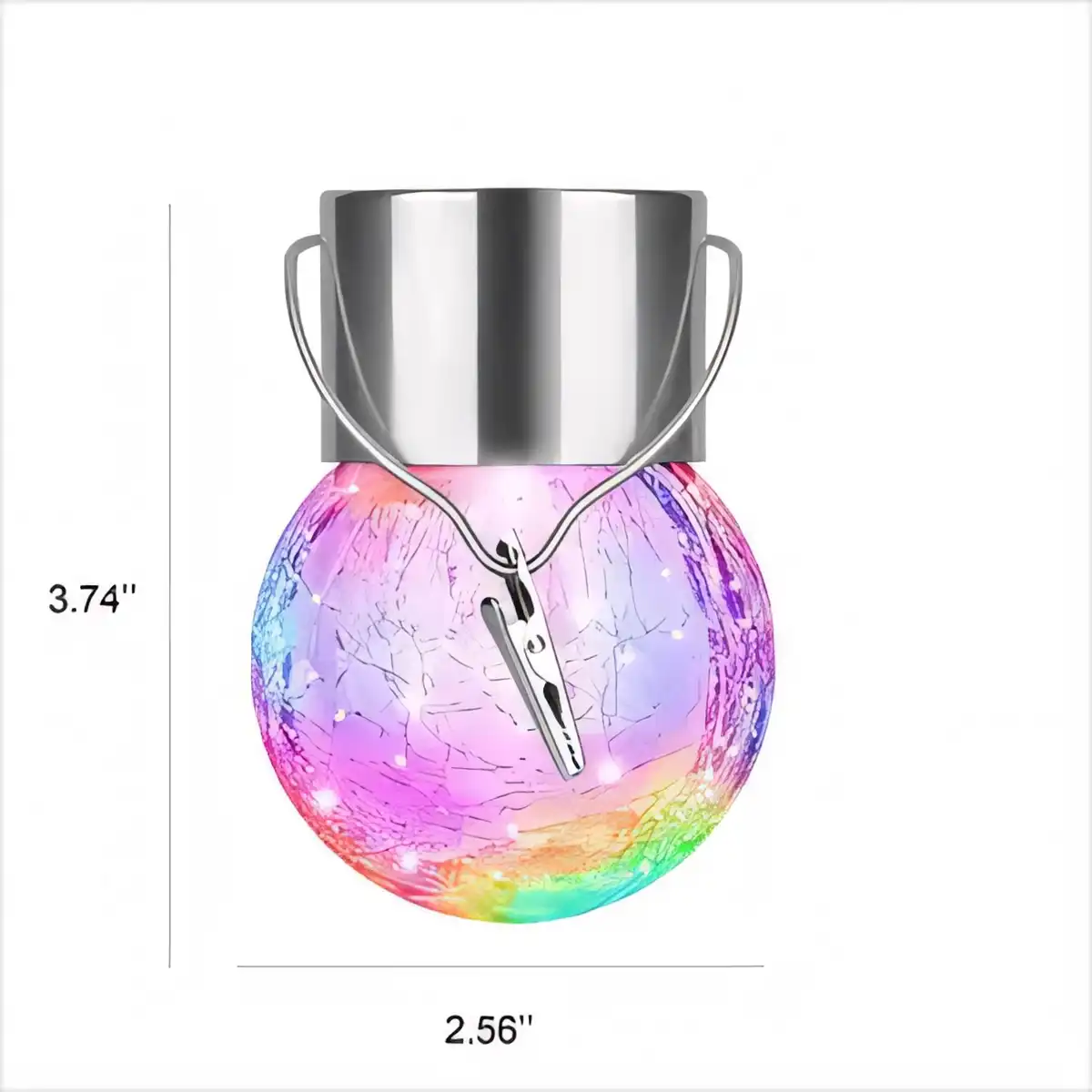 Solar Hanging Lantern Outdoor Light product detail view