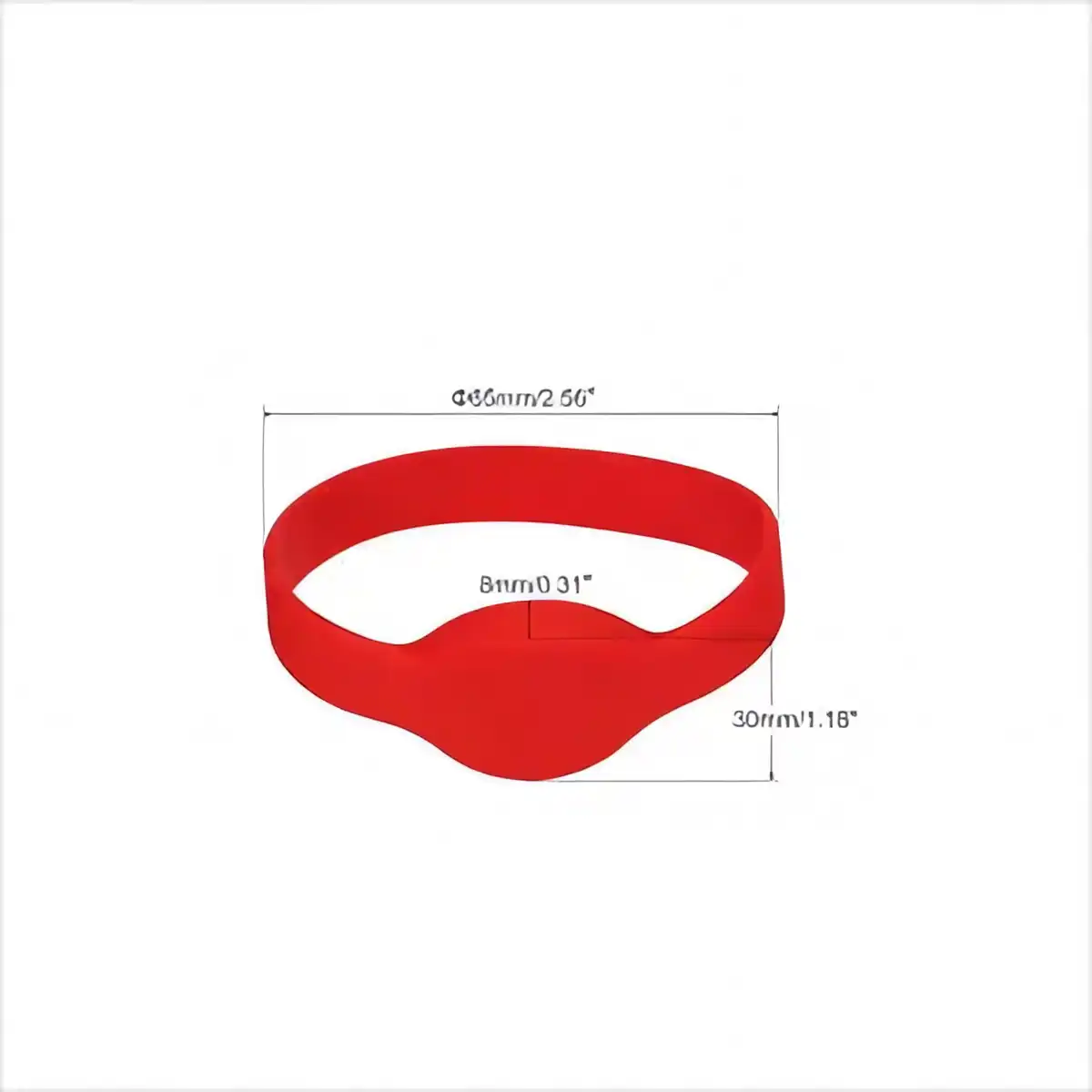 RFID Silicone Event Wristbands product detail view