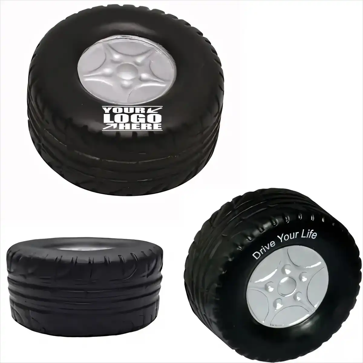 Realistic Tire Stress Ball