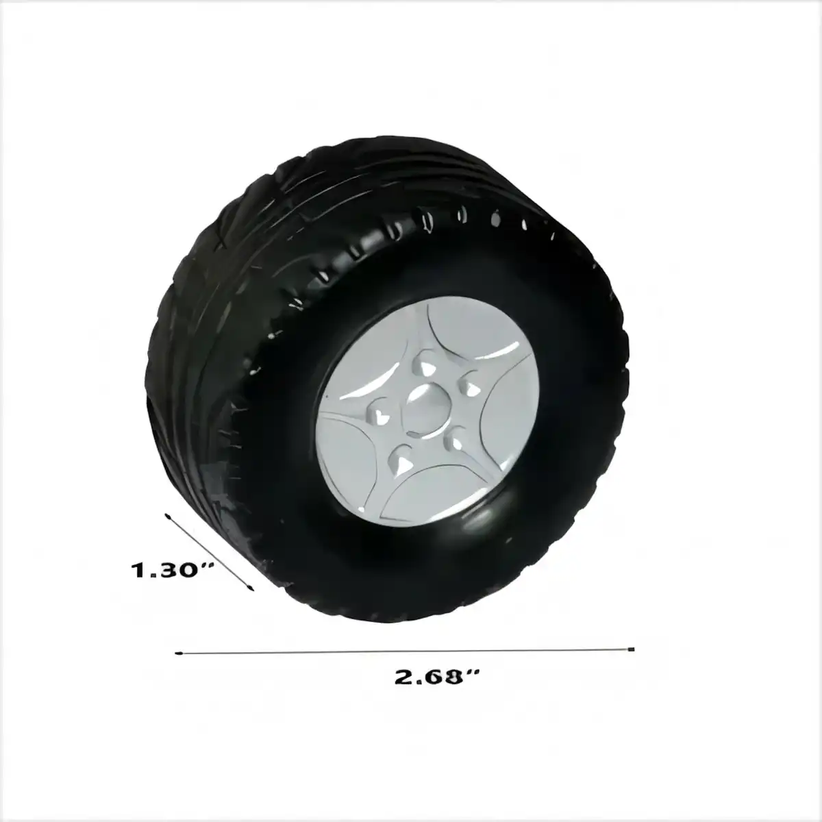 Realistic Tire Stress Ball product detail view