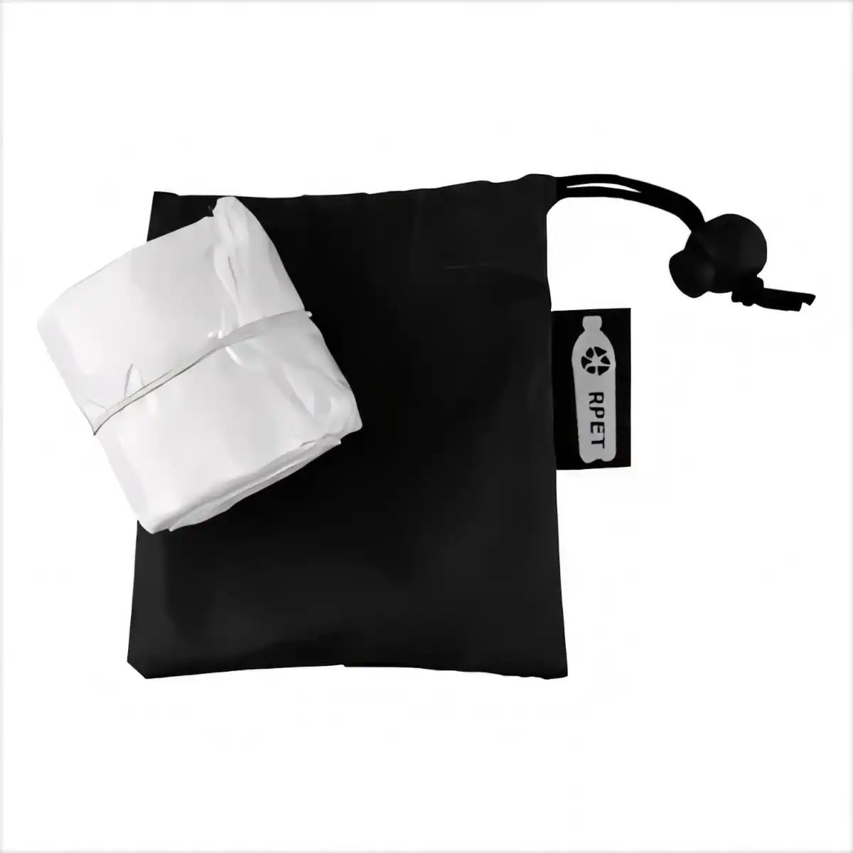 Compact Rain Poncho with Recycled Pouch product detail view