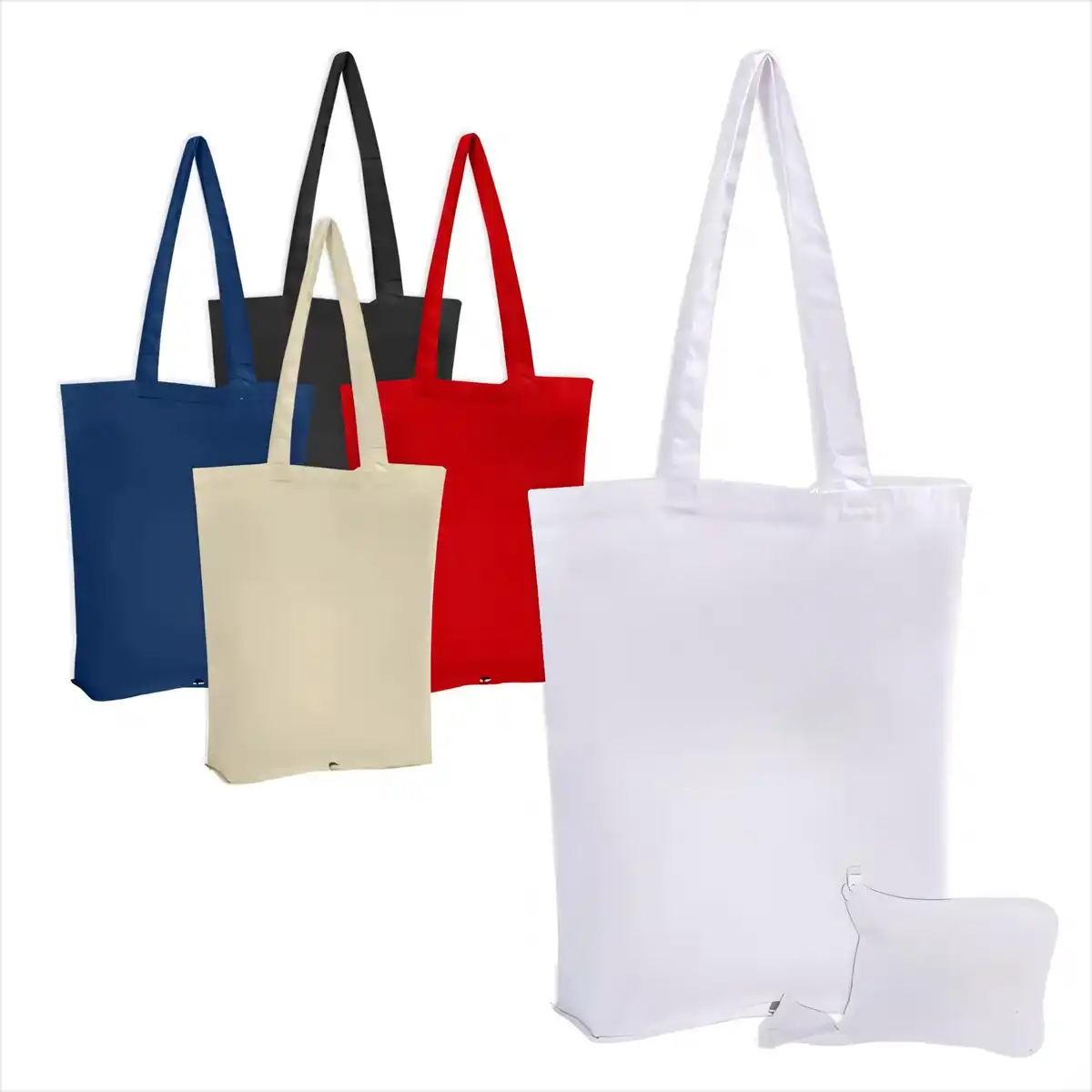 foldable cotton canvas tote bag