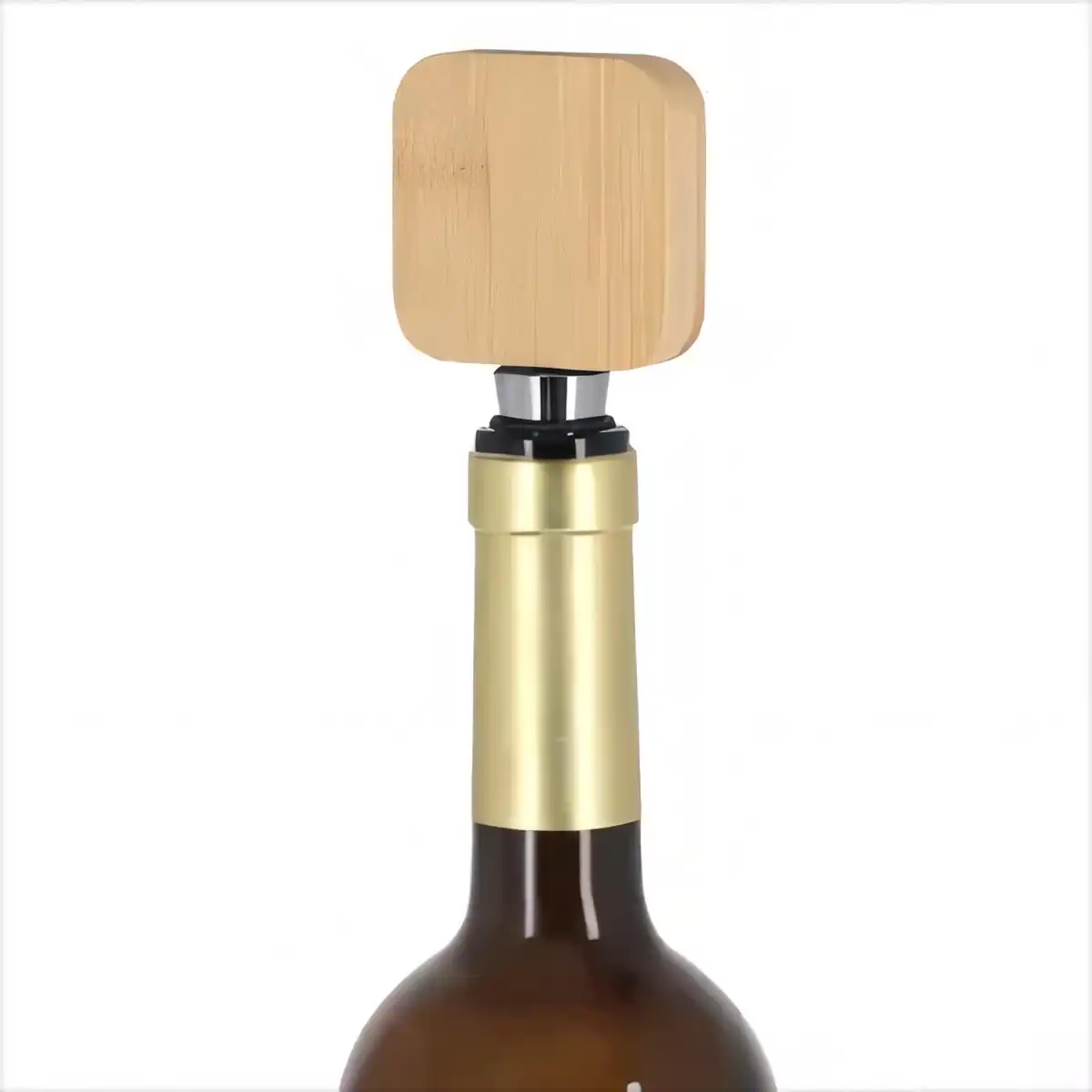 Bamboo Bottle Opener Stopper Set product detail view