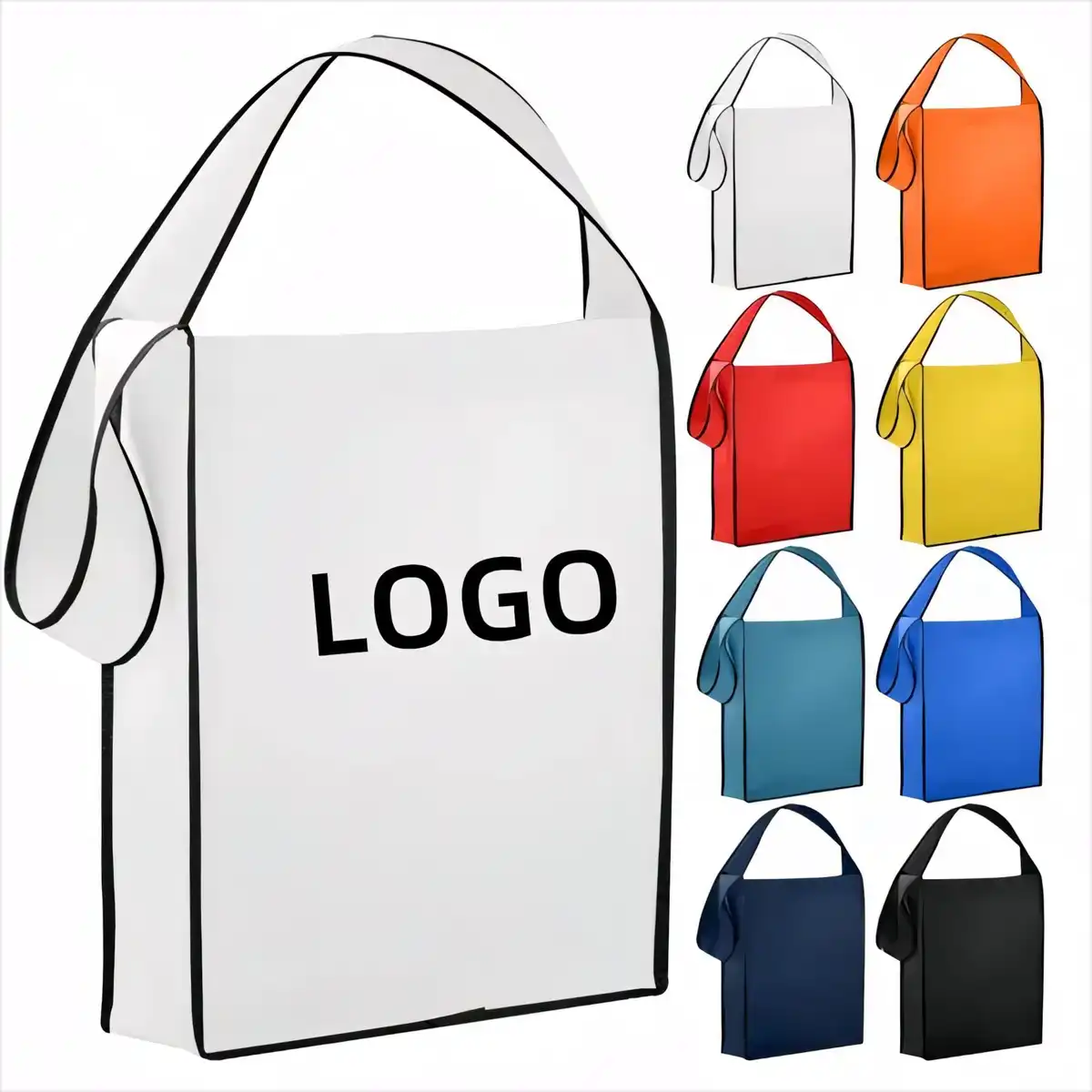 Vibrant Eco Friendly Crossbody Shopper