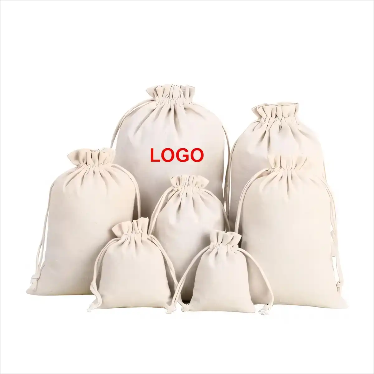 Cotton Drawstring Storage Bags