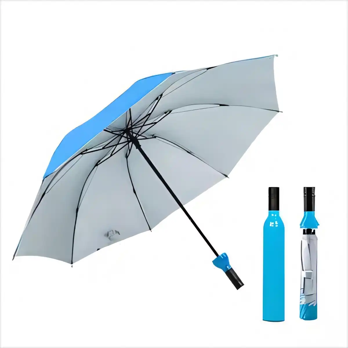 Portable Wine Bottle Umbrella Rain Sun additional product view