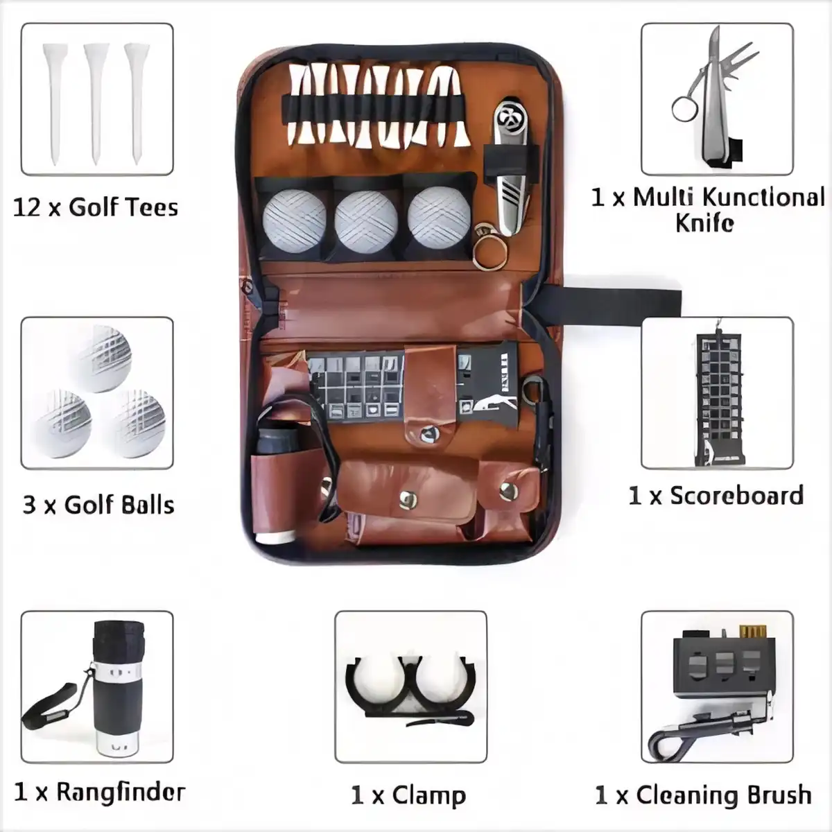 Golf Accessory Organizer with Tees alternate product angle