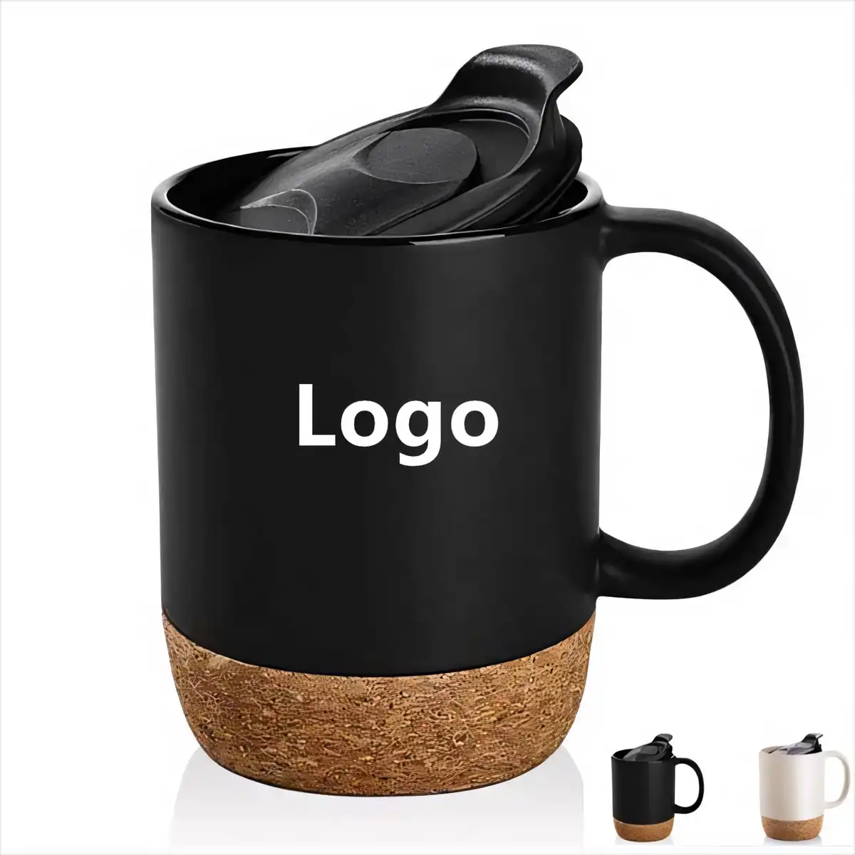 Cork Bottom Ceramic Coffee Mug