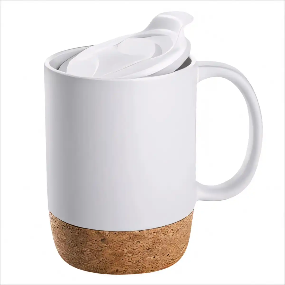 Cork Bottom Ceramic Coffee Mug product detail view