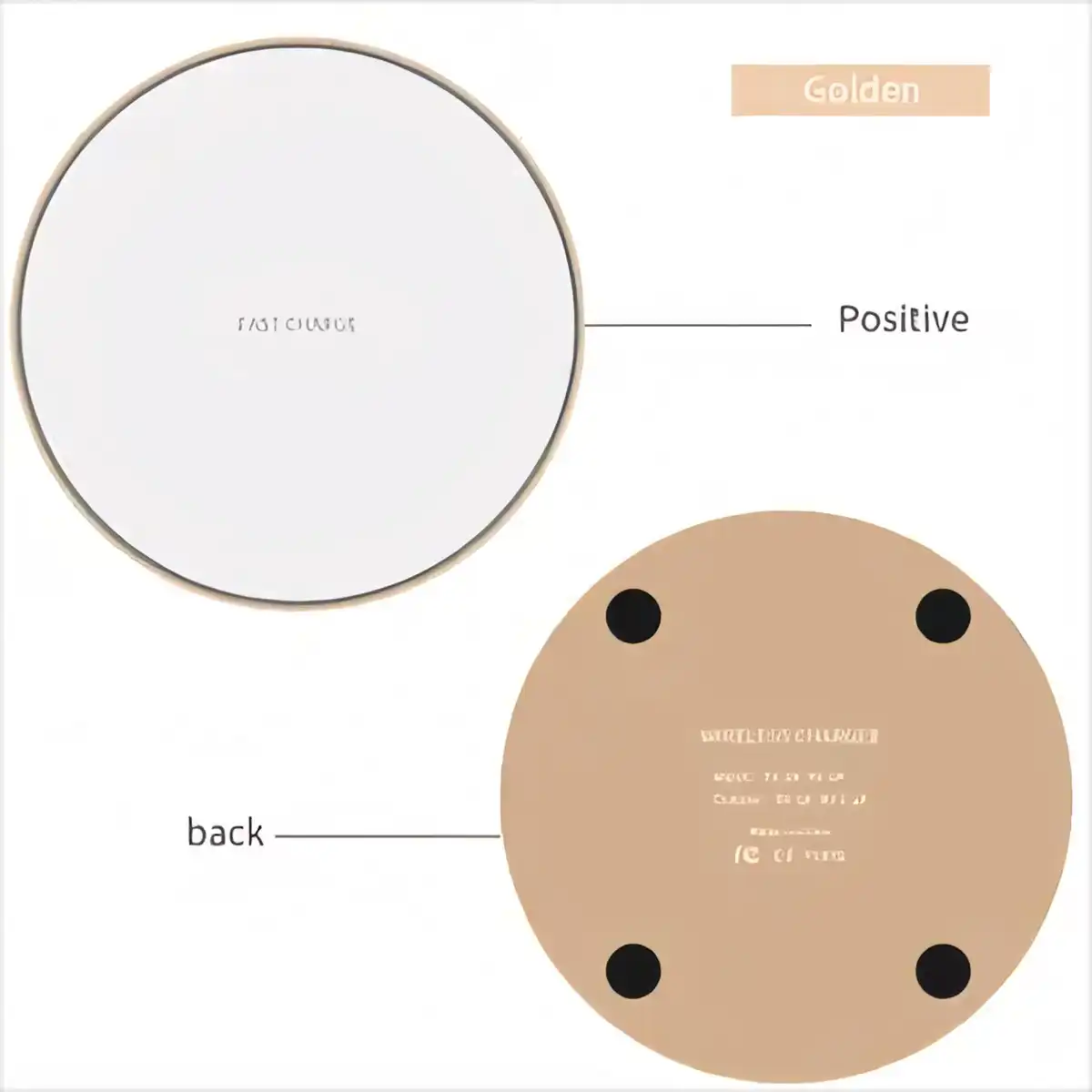 Slim Fast Wireless Charging Pad alternate product angle