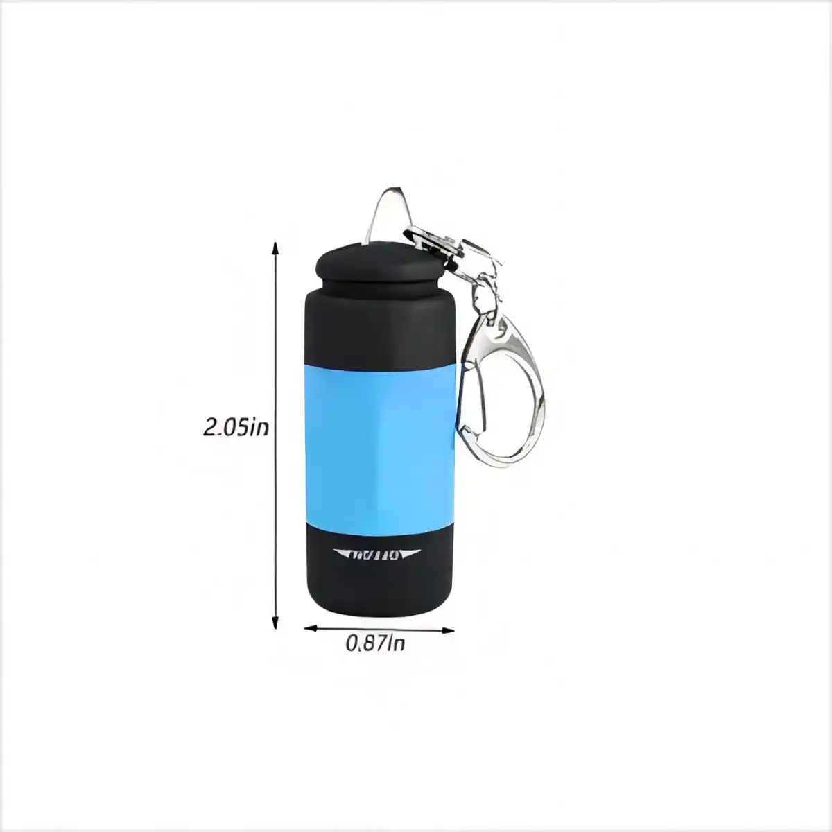 Rechargeable LED Keychain Flashlight Aluminum product detail view