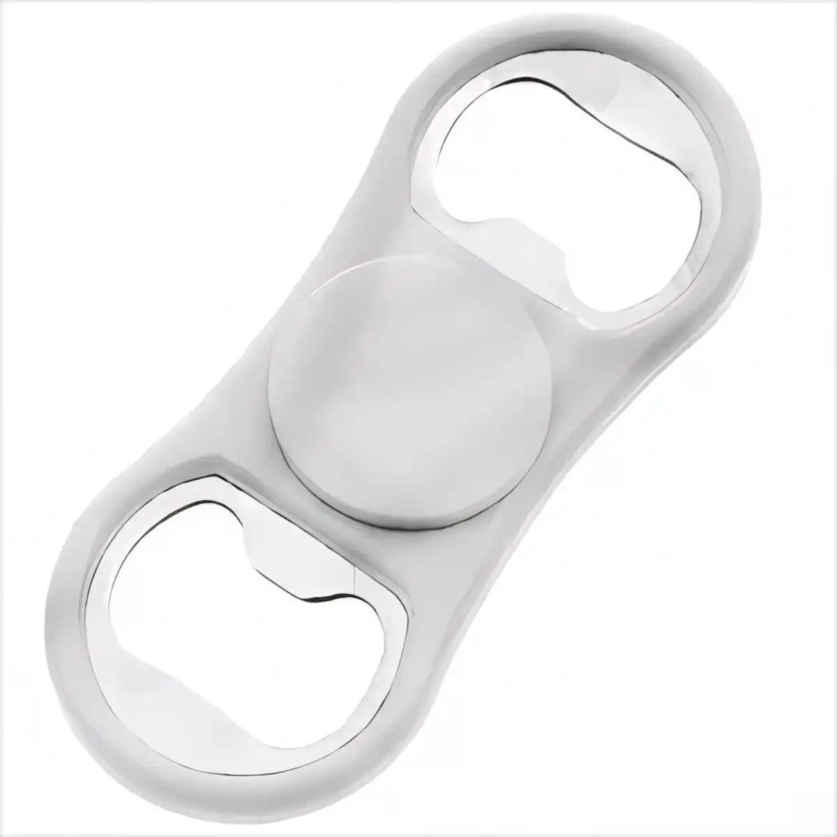 Dual Fidget Spinner Bottle Opener product close-up