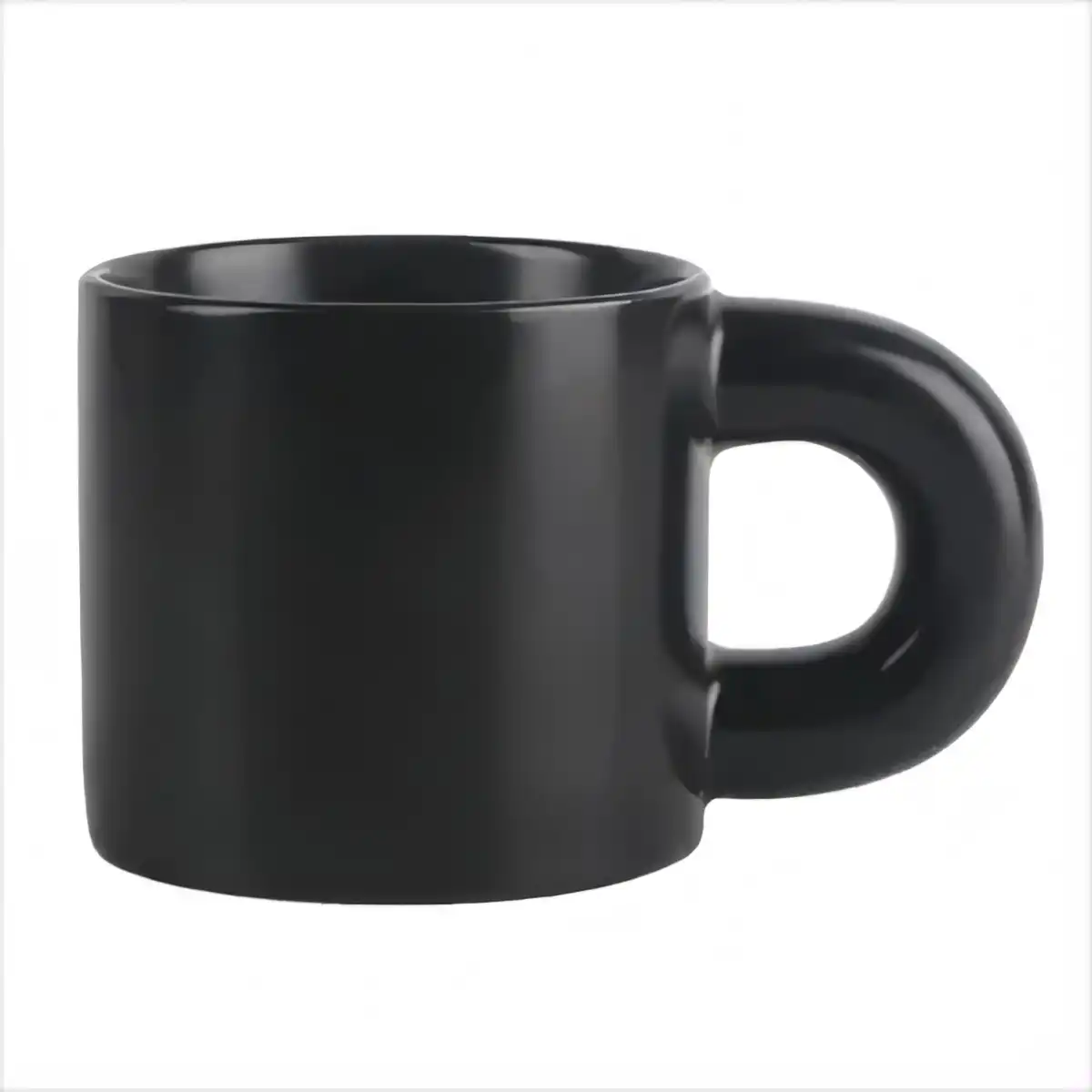 12oz Ceramic Mug with Ergonomic Handle
