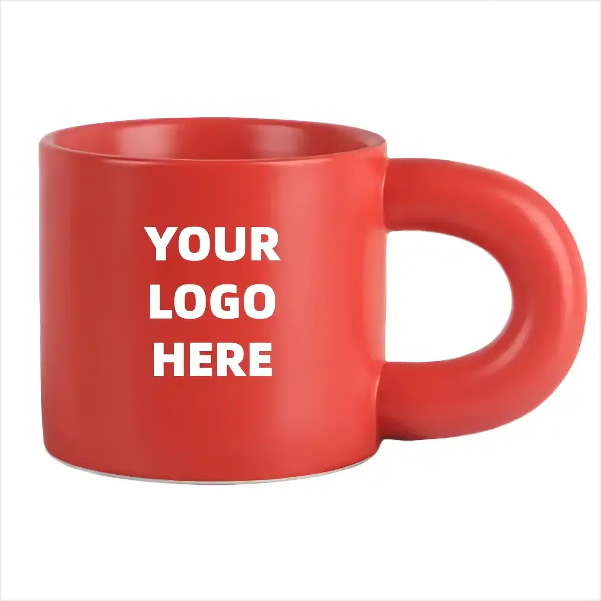 12oz Ceramic Mug with Ergonomic Handle alternate product angle