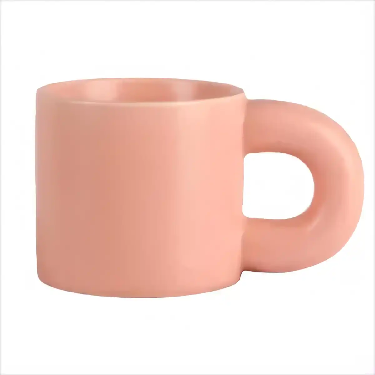12oz Ceramic Mug with Ergonomic Handle product in use