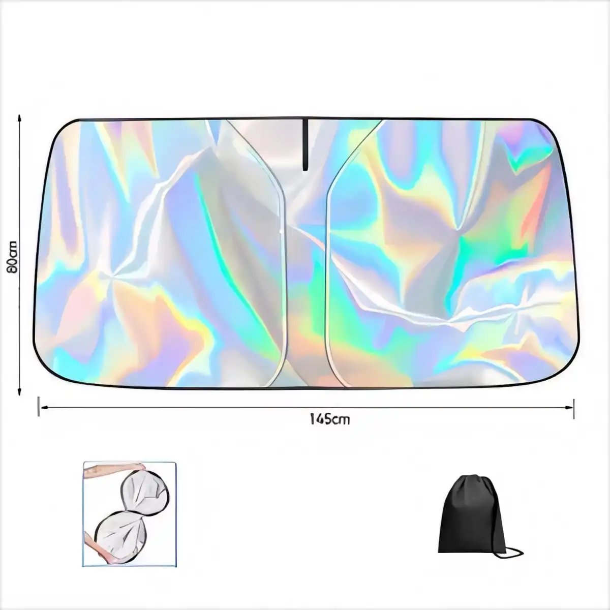 Laser Sunshade Windshield Protector product detail view