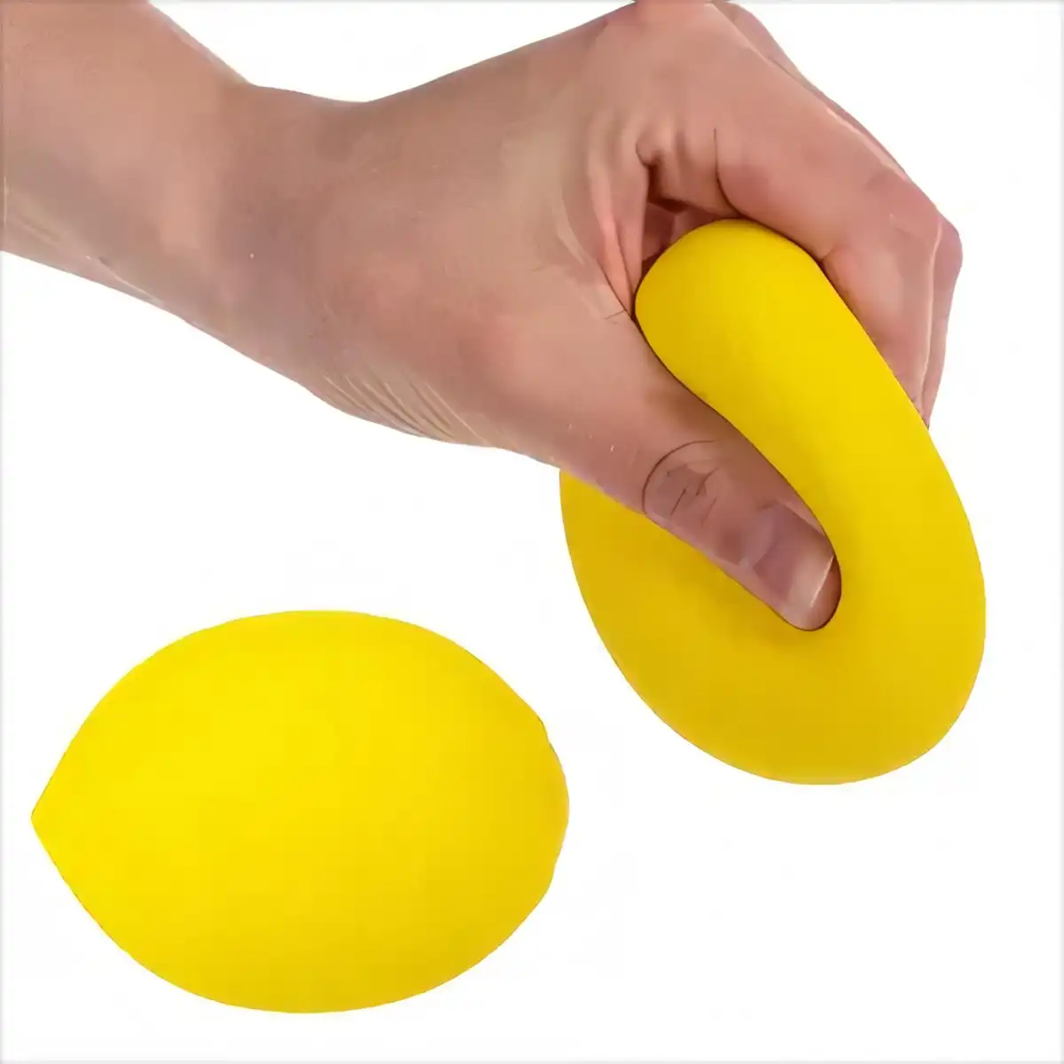 Vibrant Lemon Stress Reliever Toy product close-up