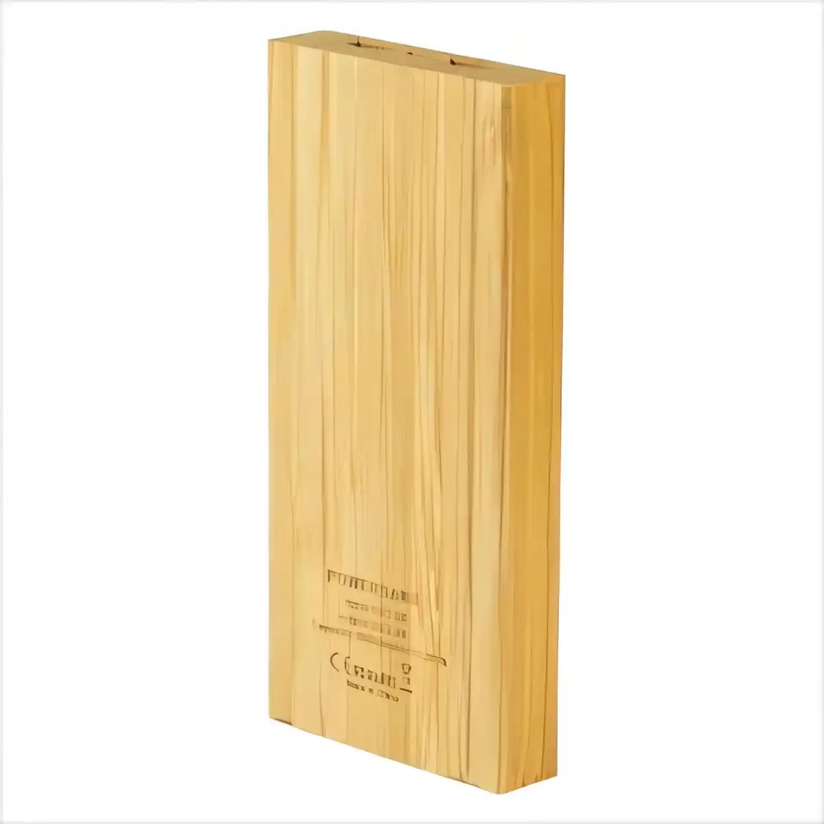 Eco Friendly Bamboo Solar Charger Wireless alternate product angle