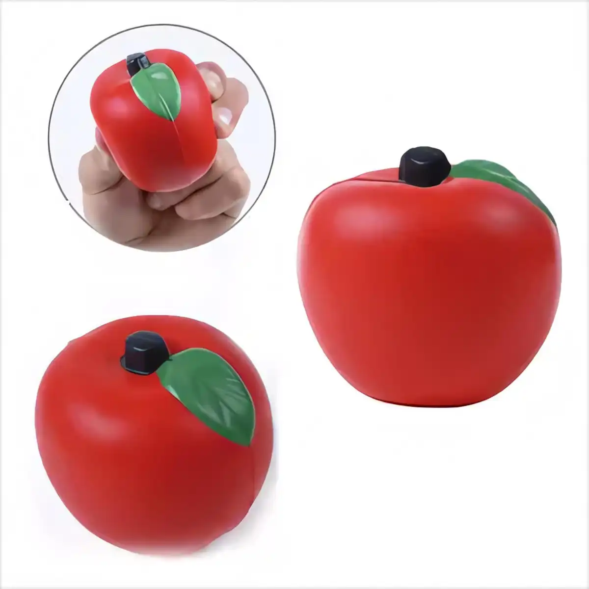 Realistic Apple Squeeze Stress Toy product close-up