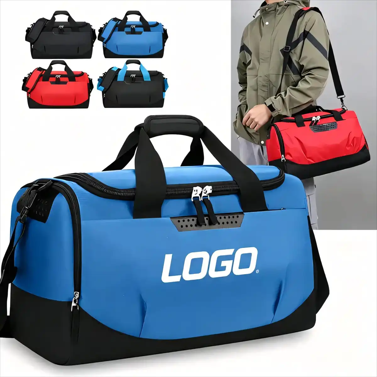 Large Wet Dry Gym Duffel