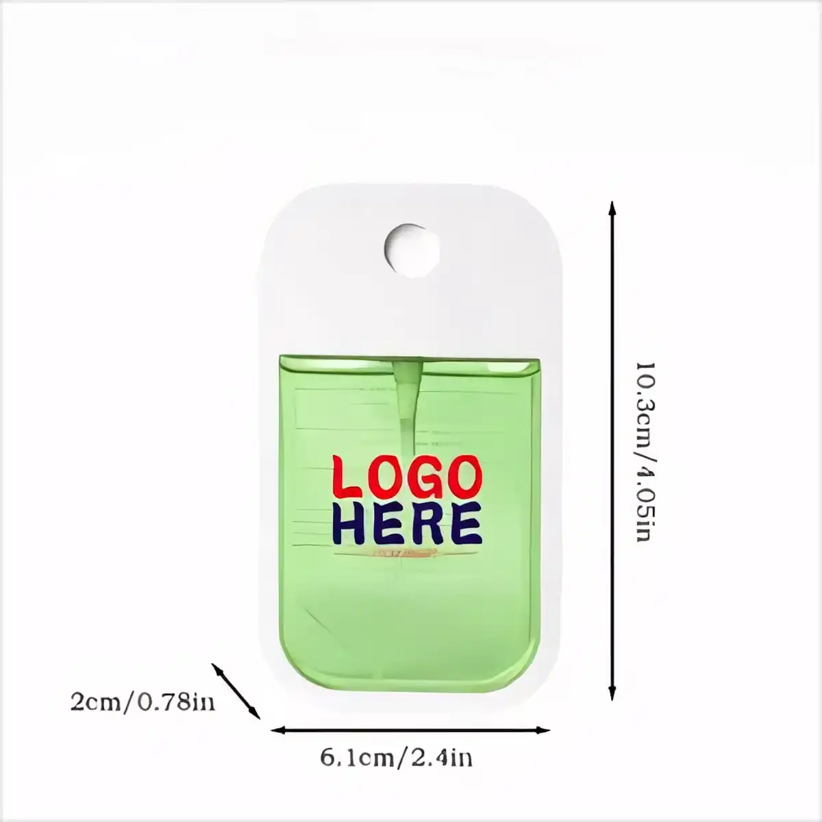 Silicone Keychain Hand Sanitizer Spray product detail view