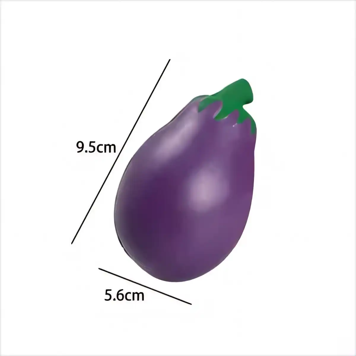 Eggplant Squeeze Stress Relief Toy product detail view