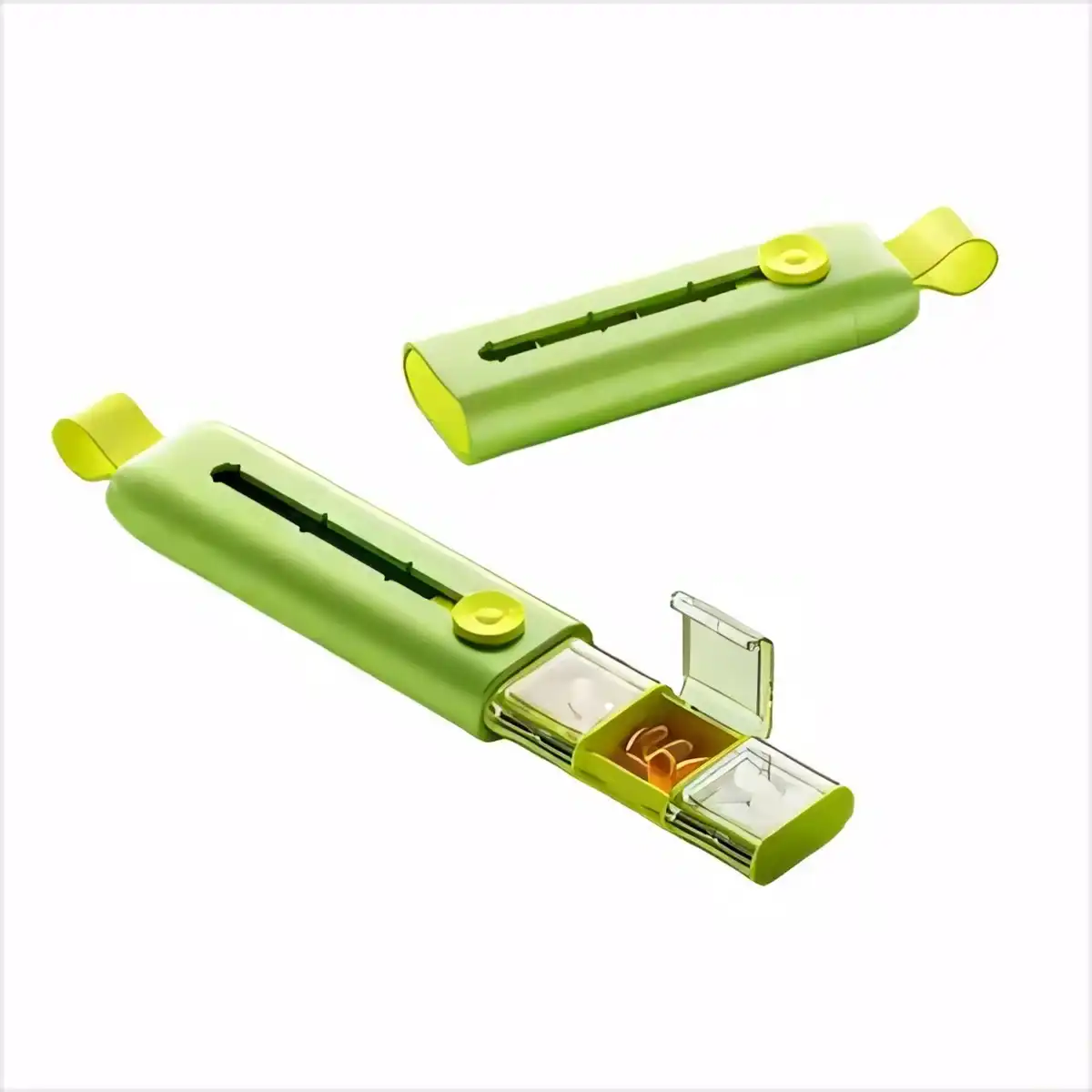 Triple Slot Pill Organizer Travel Case product close-up