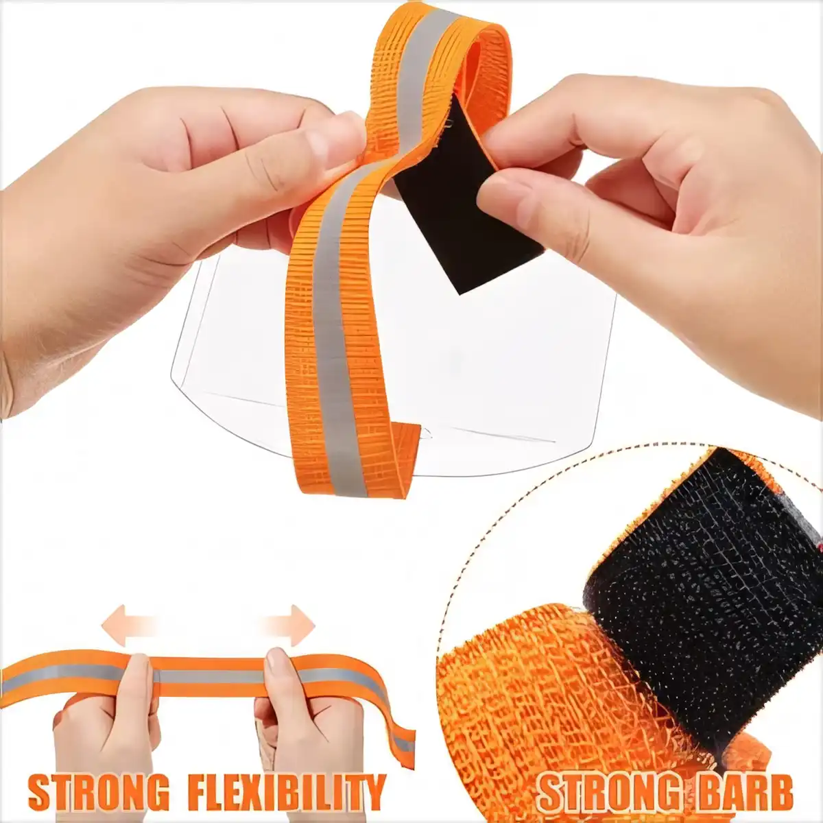 Reflective Snap ID Badge Holder product detail view