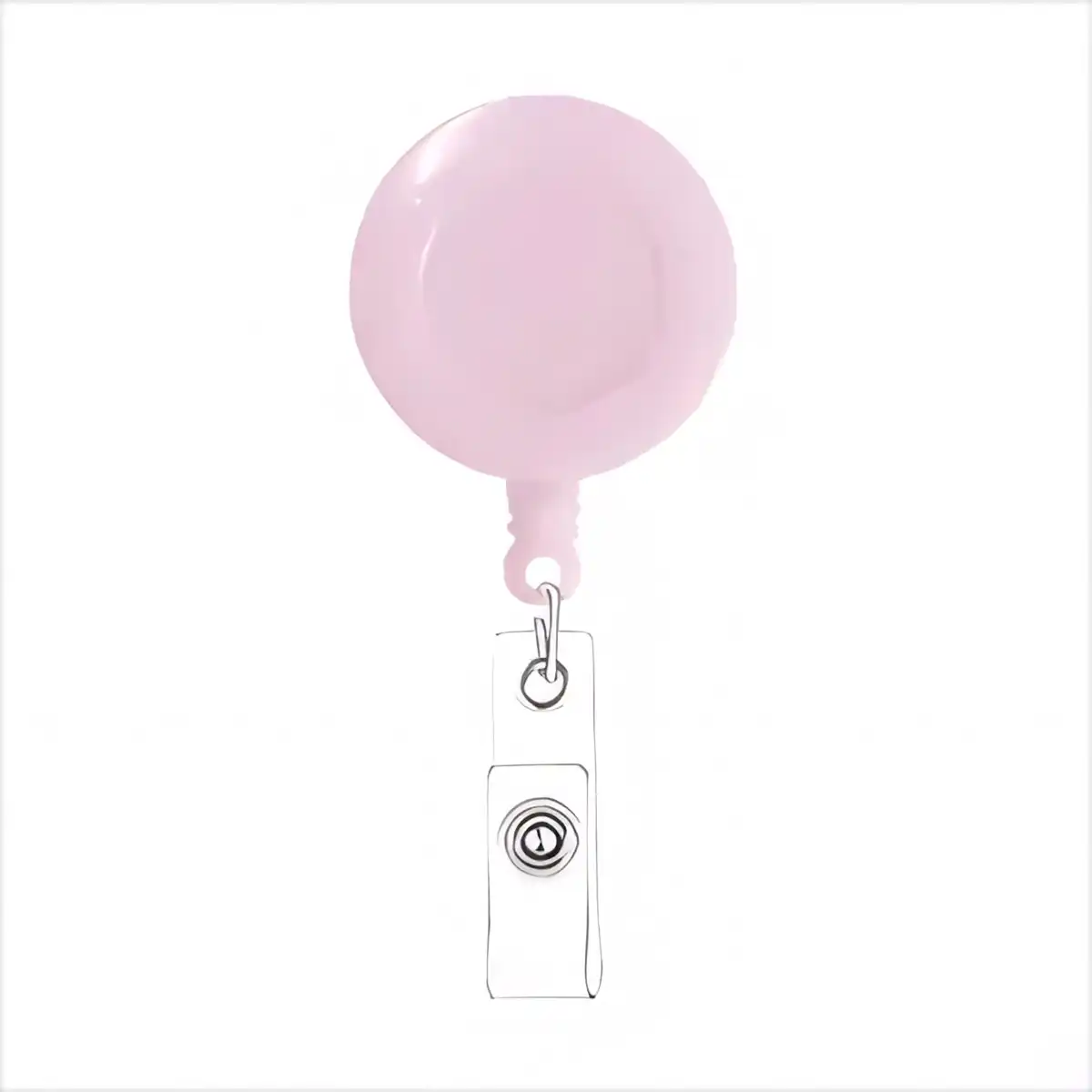 Rotating Badge Reel with Alligator Clip product detail view
