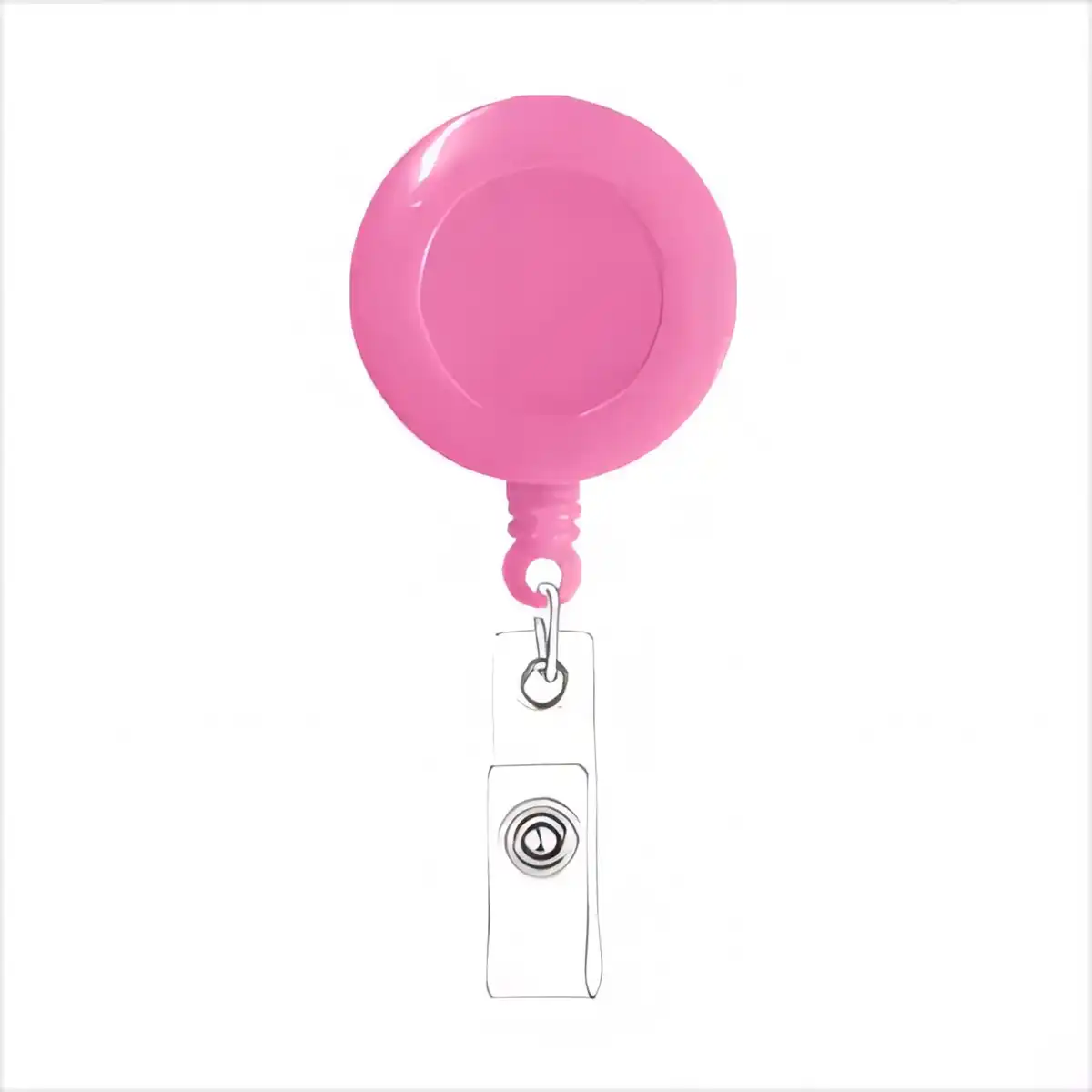 Rotating Badge Reel with Alligator Clip additional product view