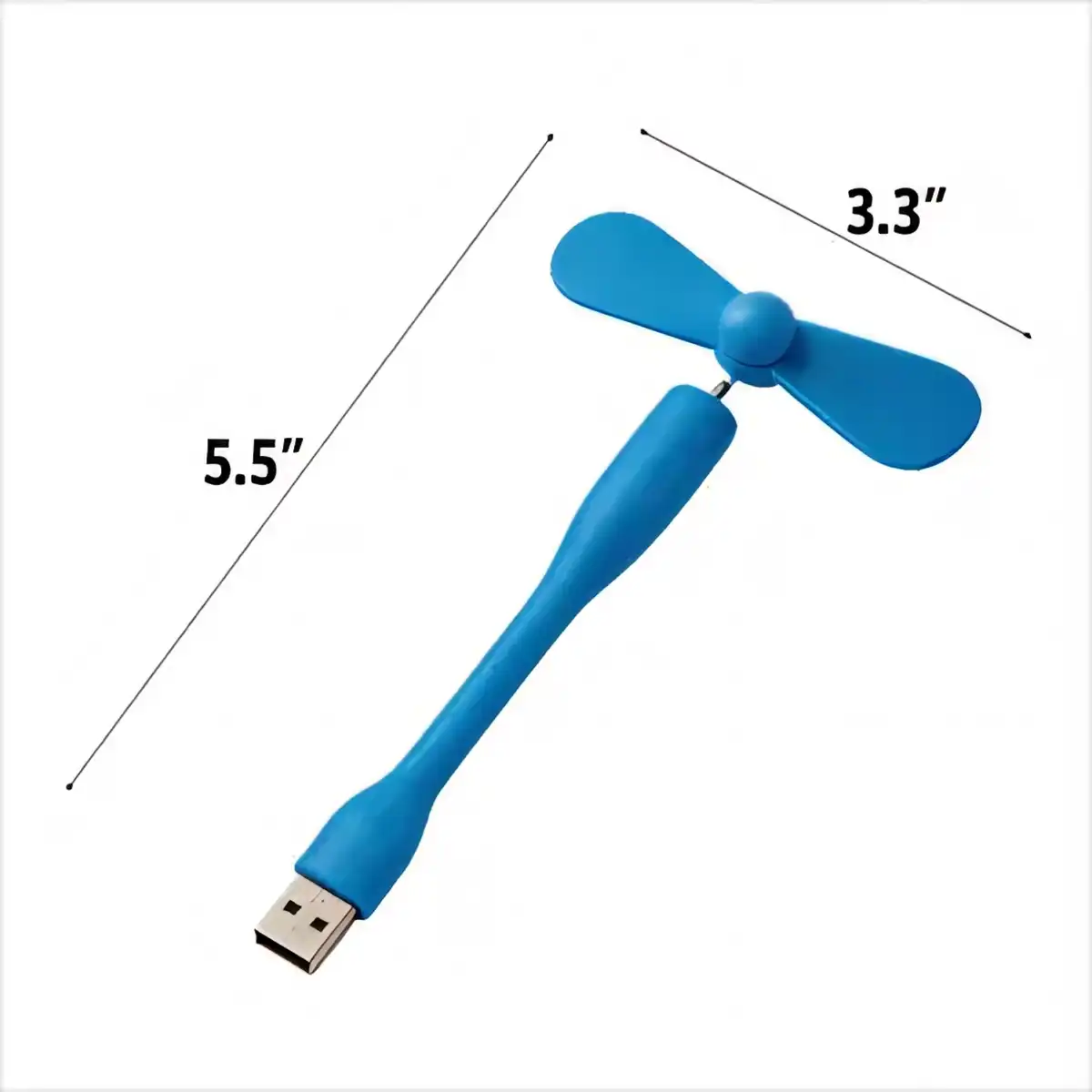 Bendable USB Mini Desk Fan product detail view