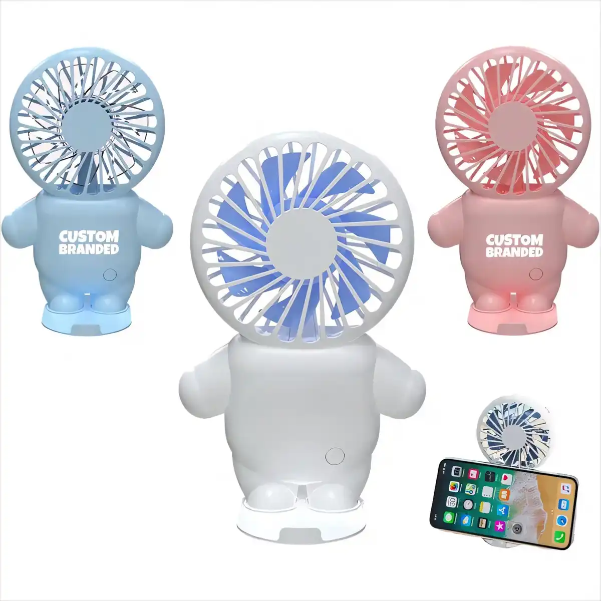 Rechargeable Astronaut Fan Phone Stand
